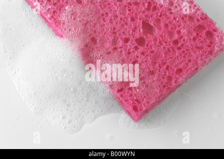 Photo Dish Sponge That Consists Pink Stock Photo 1065866921