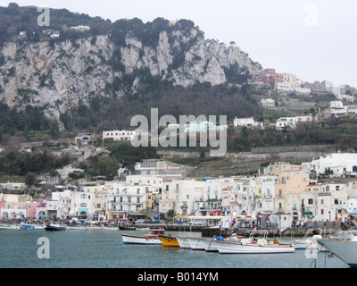 Marina Grande, Capri Campania, Italy Stock Photo