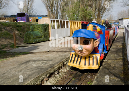 Miniature railway, Brooklands, Lancing, Sussex, UK Stock Photo