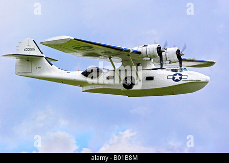 Consolidated PBY 5A Catalina Amphibian Aircraft Stock Photo