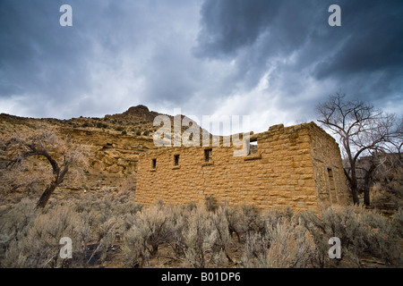 The ghost town remains of Sego Utah near Thompson, Utah Stock Photo ...