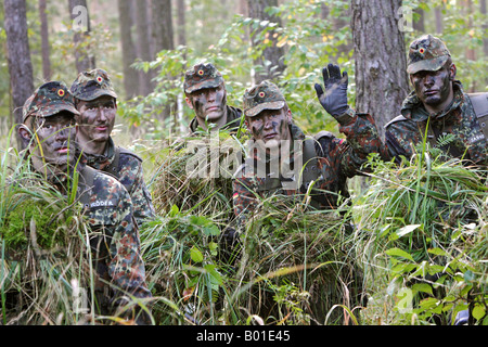 Soldiers of the German Bundeswehr during manoeuvres, Konotop, Poland ...
