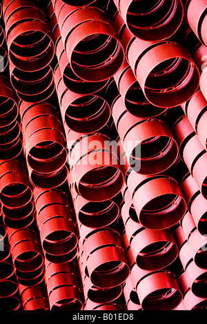 Ceiling detail at the airport, Moscow, Russia Stock Photo