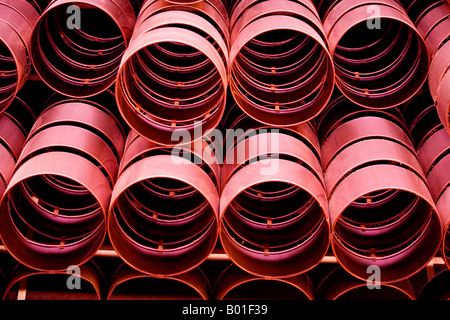 Ceiling detail at the airport, Moscow, Russia Stock Photo