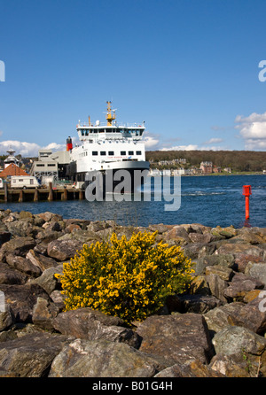 Caledonian MacBrayne motor vessel MV Argyle is berthed at the RO-RO pier in Rothesay Bute Argyll Scotland Stock Photo