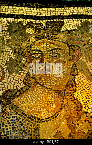 Mosaic and wall painting 2nd century AD Greece Melos Pompeii Stock Photo