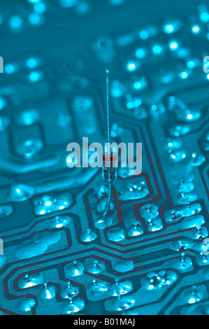 PC computers computer electronics printed circuit board chip virtual ...
