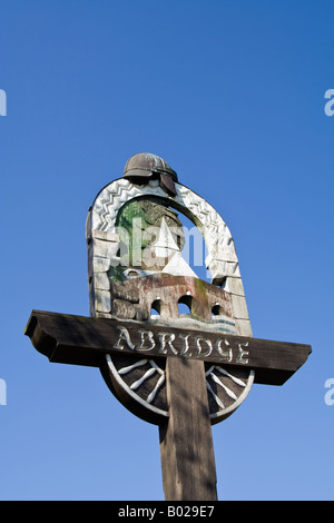 Abridge Village sign, Essex, UK Stock Photo - Alamy
