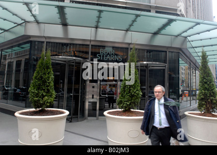 The Bear Stearns headquarters on Madison Avenue in NYC Stock Photo