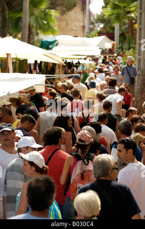 The Es Cana Hippy Market Stock Photo