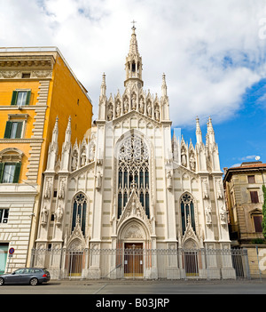 Very high resolution image of Sacro Cuore di Suffragio in Rome Italy Stock Photo