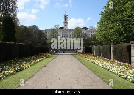 Nottingham University - lake Stock Photo