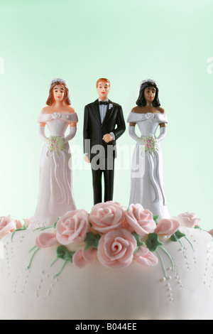 Wedding Figurines Stock Photo