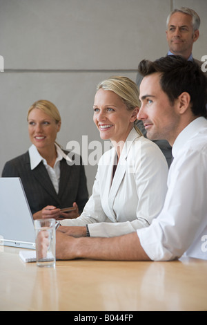 Colleagues in meeting Stock Photo