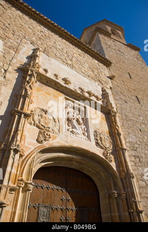 Facade of Iglesia de Santa Maria Magdalena (church) in the La Magdalena District, City of Jaen, Province of Jaen Stock Photo