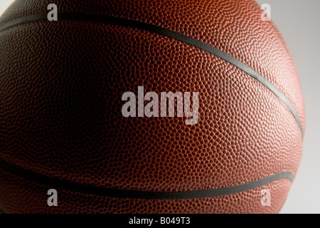 Close up of basketball