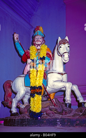 Kerala India Statue Of St George Slaying The Dragon Stock Photo - Alamy