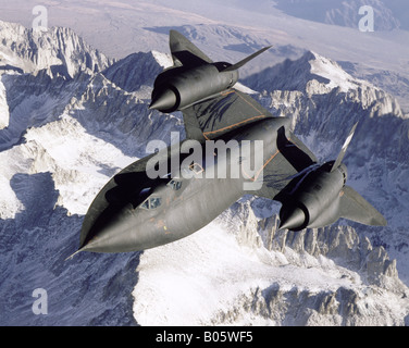 SR 71B Blackbird Stock Photo