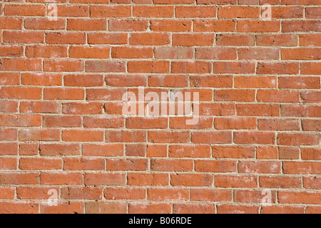 Brick wall background, may be used as a red background. Stock Photo