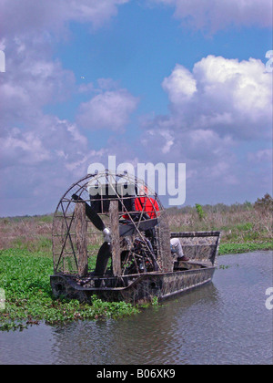 Rear of airboat Stock Photo