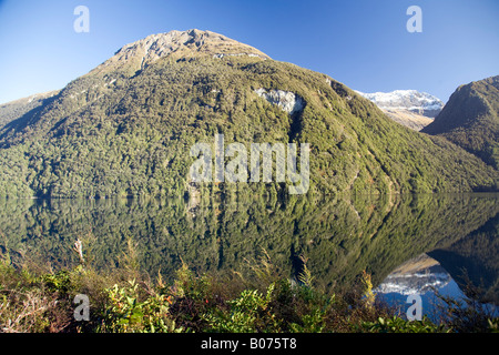 Lake Gunn, Fiordland national park, South island, New zealand Stock Photo