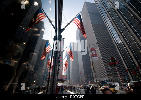 USA, New York City, Manhattan, 6th Sixth Avenue, Radio City Music Hall Stock Photo