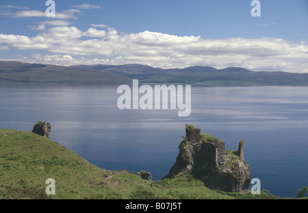 Brochel Castle, Brochel, Raasay, Scotland, UK Stock Photo