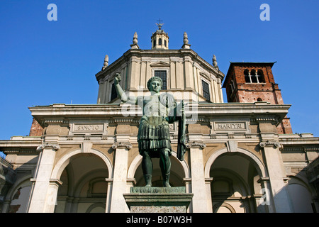 Basilica di San Lorenzo Maggiore Milan Italy Stock Photo