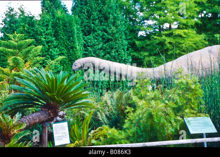 Dinosaur in Arbotetum Ellerhoop Stock Photo