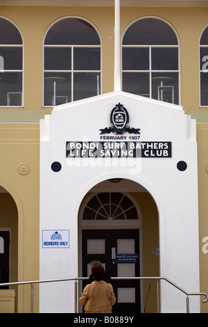 Bondi beach surf bathers life saving club,Sydney, NSW, Australia, taken 2008, the worlds oldest surf lifesaving club Stock Photo