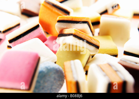 Suessigkeiten, verschiedene Lakritz, variety licorice allsorts Candy ...