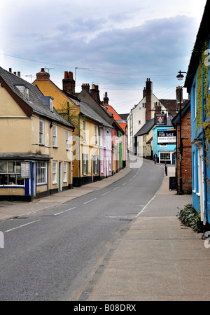 Bridge Street Bungay Suffolk UK Stock Photo