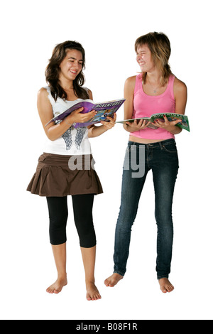 School positive learn English fun much lot of curios friendly vacation study education colour confidence enthusiasm schoolgirl Stock Photo