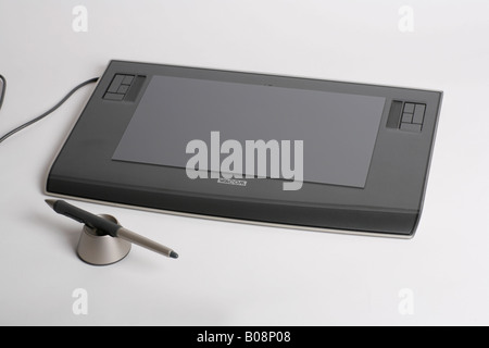 Wacom A5 wide Tablet Stock Photo