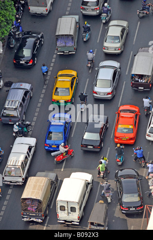 Traffic jam, Bangkok, Thailand, Southeast Asia Stock Photo