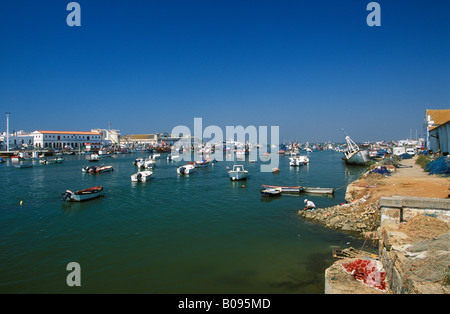 Fishing port, Isla Cristina (Christina Island), Huelva, Costa de la Luz, Andalusia, Spain Stock Photo