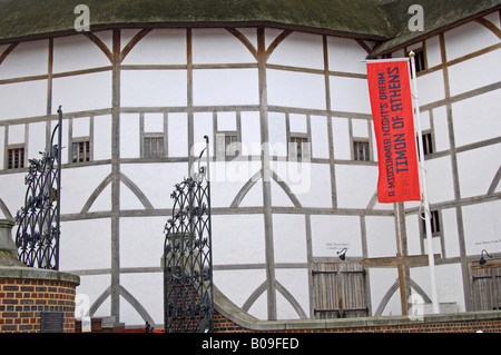 London, England, UK. Shakespeare's Globe Theatre (reconstruction 1996) Stock Photo