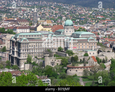 View of Buda castle from Citadella in Budapest, Hungary Stock Photo - Alamy