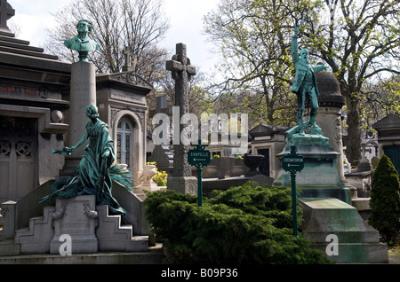 Père Lachaise Cemetery Paris France Stock Photo