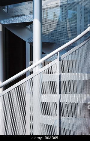 Spiral staircase, cropped view Stock Photo