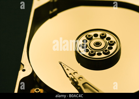 Computer hard disk, close-up Stock Photo