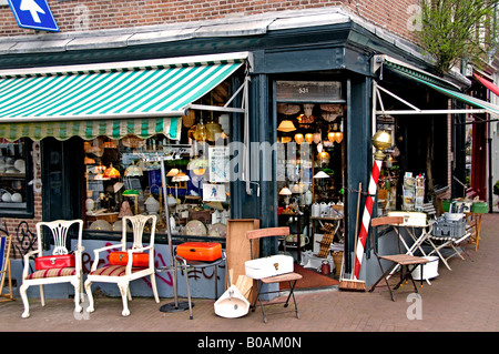 Amsterdam Holland The Netherlands Nederland Dutch City  Typical Town Center  Jordaan Prinsengracht Stock Photo