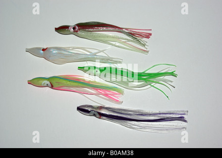 A Yo Zuri squid jig, or lure. Squid fishing has become popular in the