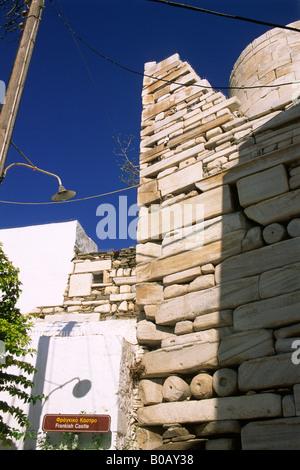 Greece, Cyclades Islands, Paros, Parikia, Kastro Stock Photo