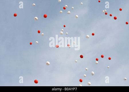 Balloons St George's Day Stock Photo