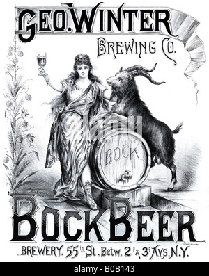 Geo. Winter Bock Beer Stock Photo