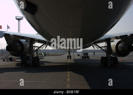 Boeing 767 plane Stock Photo