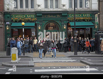 Garrick Arms pub, Charing Cross Road, London Stock Photo