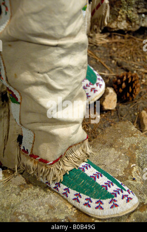 North America, USA, South Dakota, Rapid City, Journey Museum. Plains Indian display. Property Release. Stock Photo