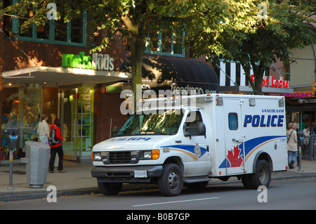 Vancouver police van Stock Photo